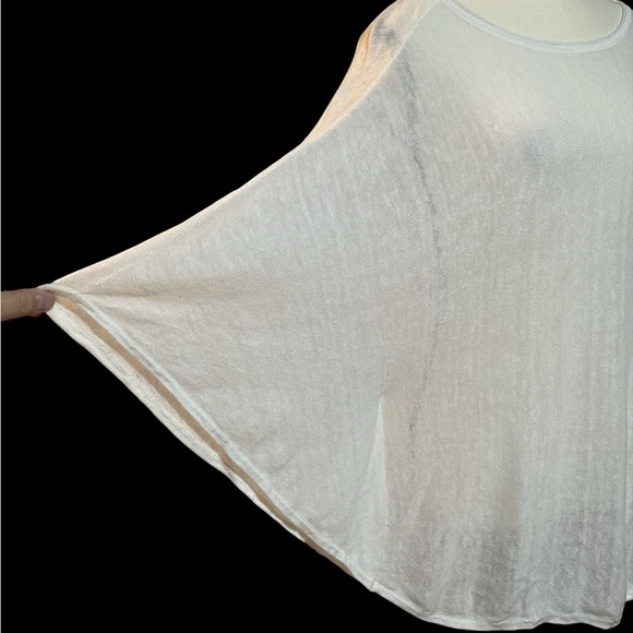 Eileen Fisher White 100% Linen Top - Picture 2 of 6